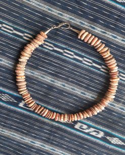 Bali Fire ceramic bead necklace