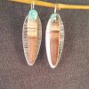 Turquoise Bamboo earrings