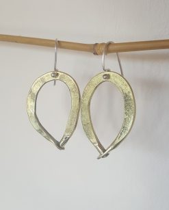 Golden Bohemian hoop earrings